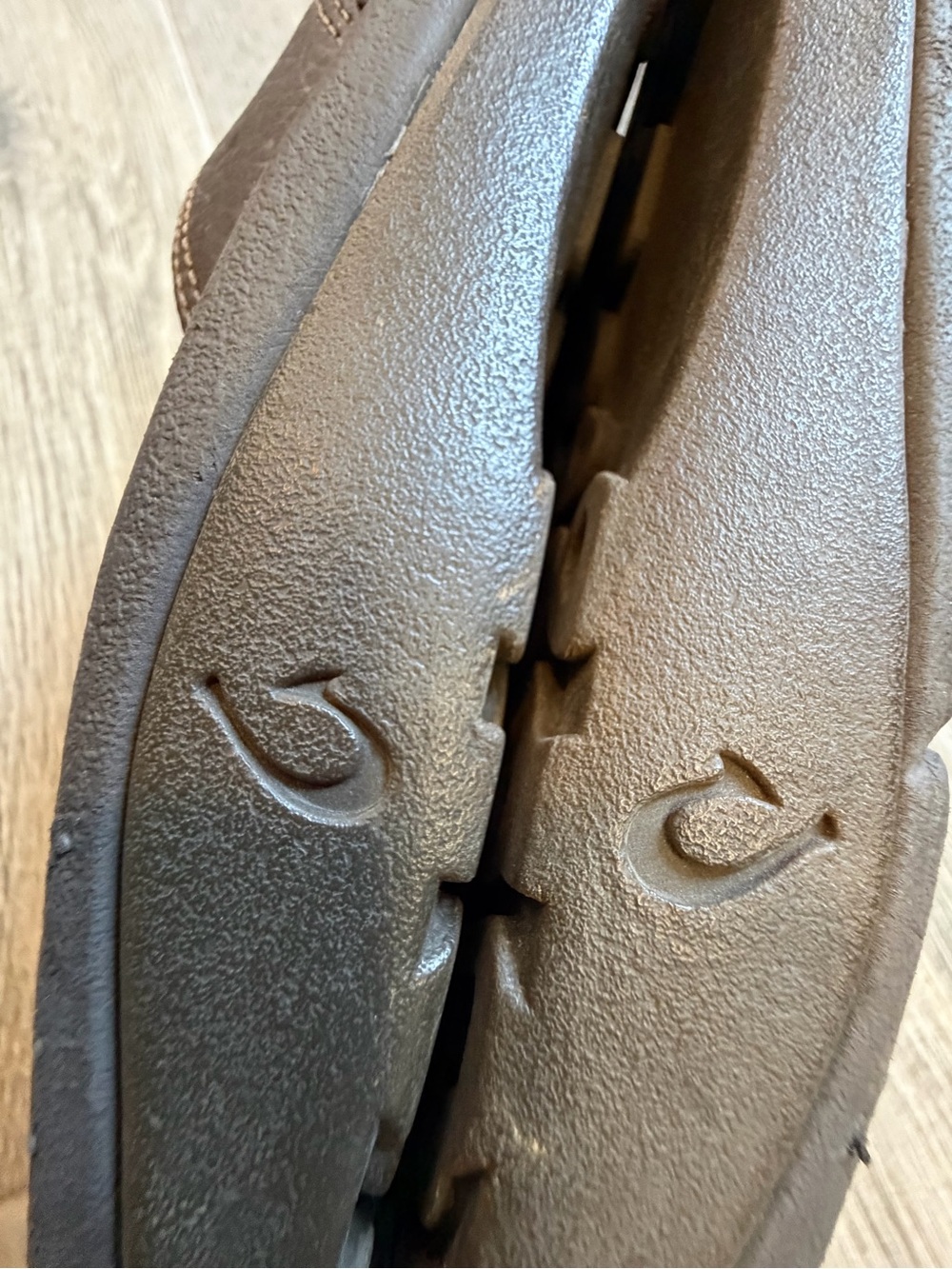 Olukai Ohana Dark Java Ray Flip-Flop Sandal Casual Men's Size 11 - Picture 5 of 9
